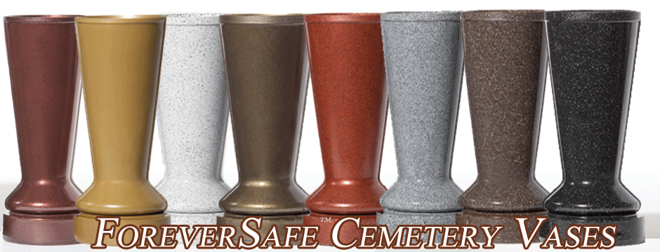 ForeverSafe Burial Urns Cemetery Vases
